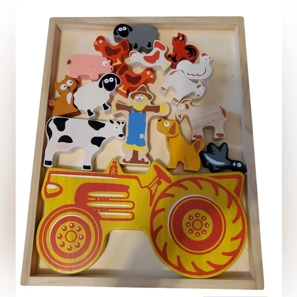 Begin Again Tractor Stacking Balancing Game & Playset​​​​ - Picture 7 of 9